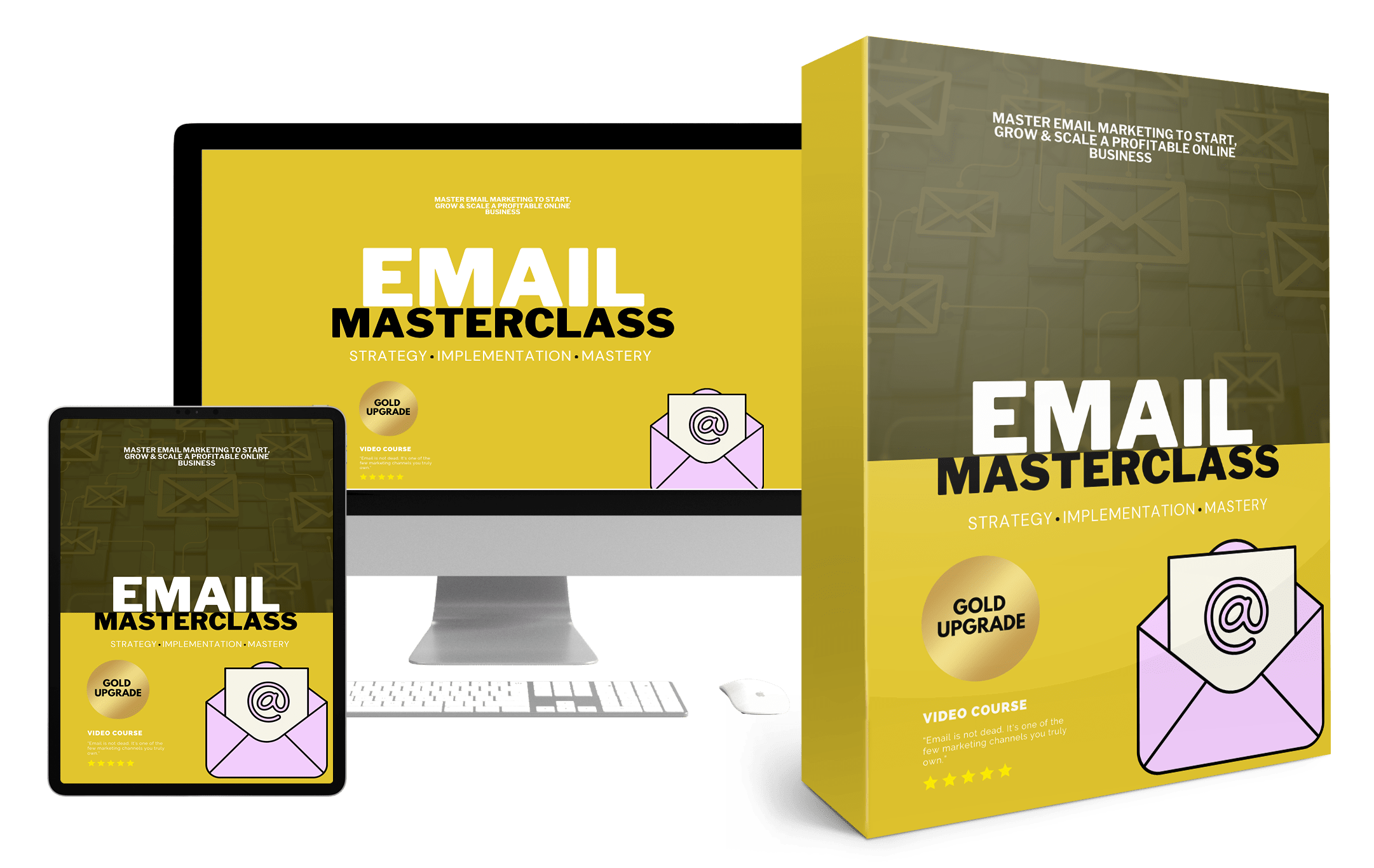 Email Marketing Masterclass (Videos, Audio & eBook)