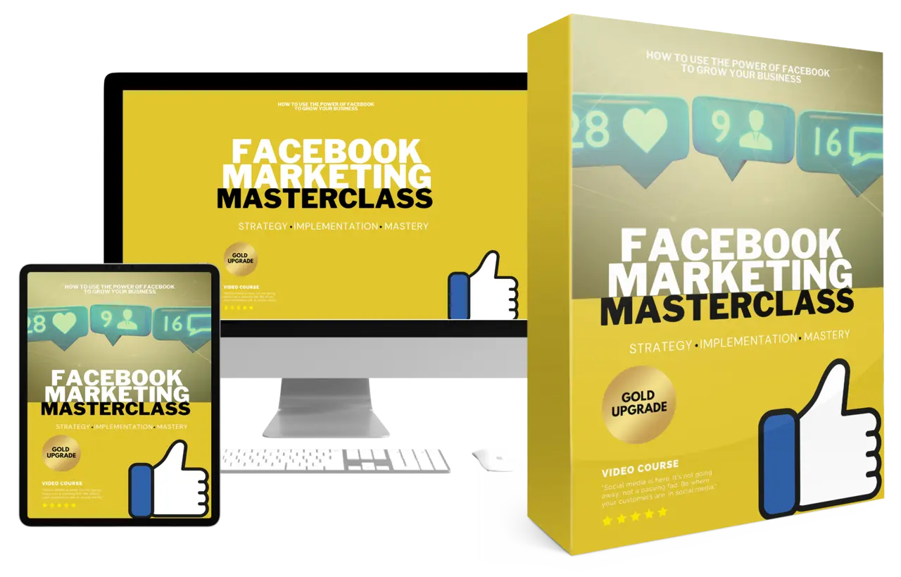 Facebook Marketing Masterclass (Videos, Audio & eBook)