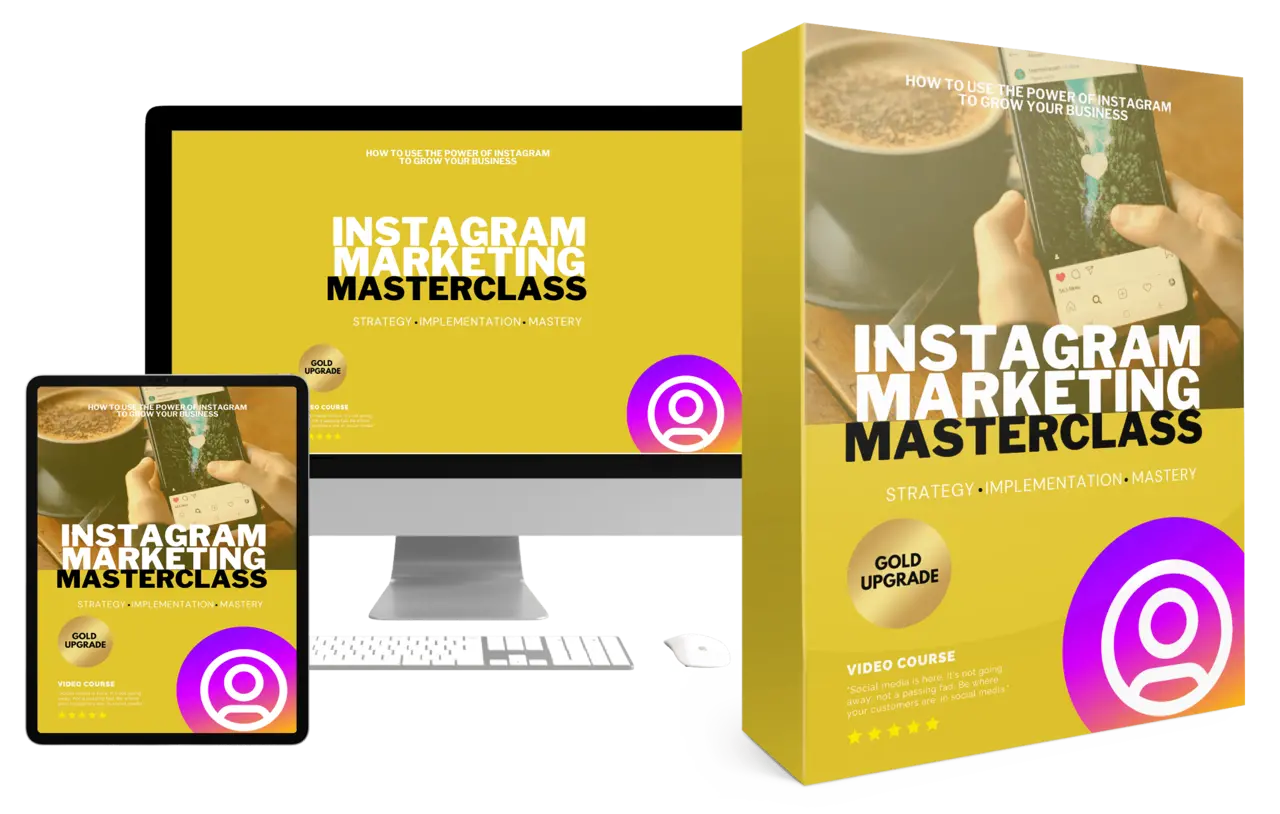 Instagram Marketing Masterclass (Videos, Audio & eBook)